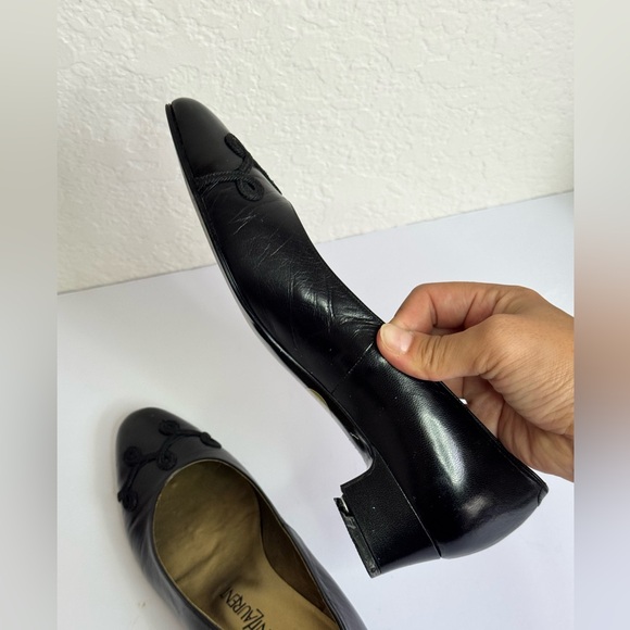 Yves Saint Laurent Vintage Black Leather Pumps Size 35.5 - Picture 6 of 10